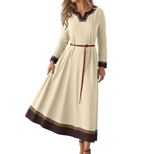Robe médiévale longue de costume pour vos soirées fantastiques