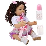 [COIFFURE DÉCORATIVE] : Les cheveux de la poupée peuvent être coiffés avec un fer à cheveux, permettant des options de coiffure créatives pour les enfants.