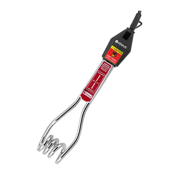 VENUS 1000W Immersion Rod Water Heater (VMH-1000) | Fast Heating | Energy Efficient | Shock-Proof Handle | Water Level Indicator | Easy Clip-On | Ideal for Bucket Heating-image-44