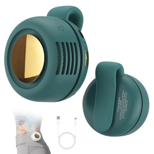 Mini ventilador de cuello sin aspas ajustable para combatir el calor de forma silenciosa 2