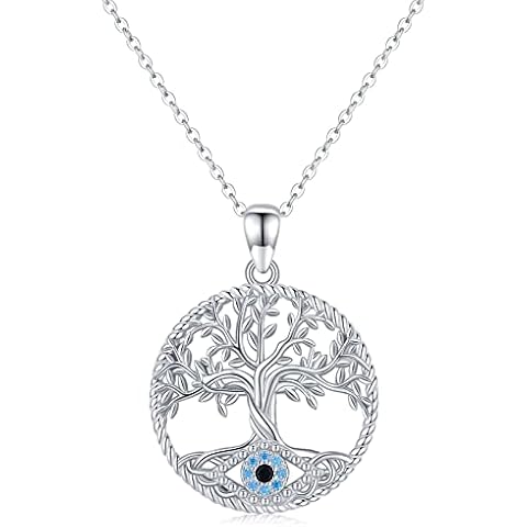Midir&Etain Tree of Life Evil Eye Necklace Cover