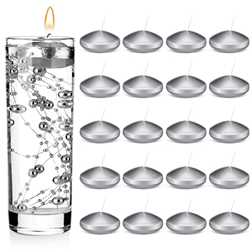 Bougies flottantes pour piscine et décoration de table de mariage