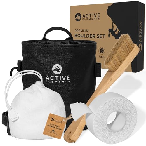 Sac à magnésie et accessoires boulder d'escalade de bloc avec brosse et strap