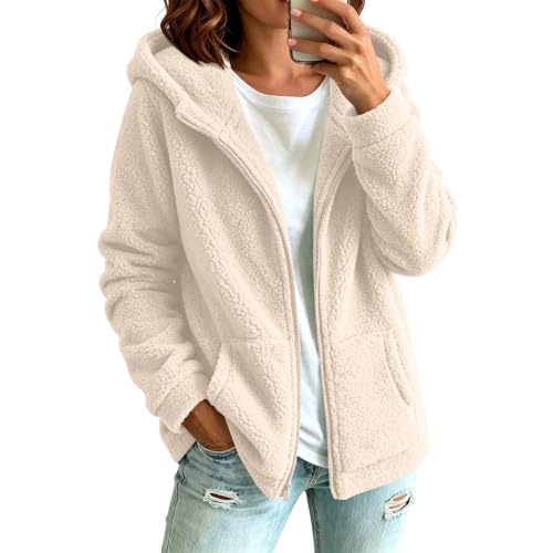 Jacket for Women Zip Up Coats Clothing Plain Winter Tops Clothes - image 2