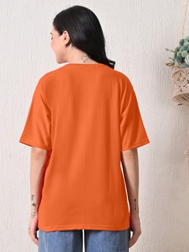 Image of LEOTUDE Couple Combo Men's Oversized T-Shirt & Women's Drop Shoulder Tshirt