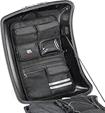 KEMIMOTO Upgraded Quick Release Organizer for Tour Pack Lid Compatible with Road Glide Road King Street Glide Touring Model Organizer Bag 1993-2013