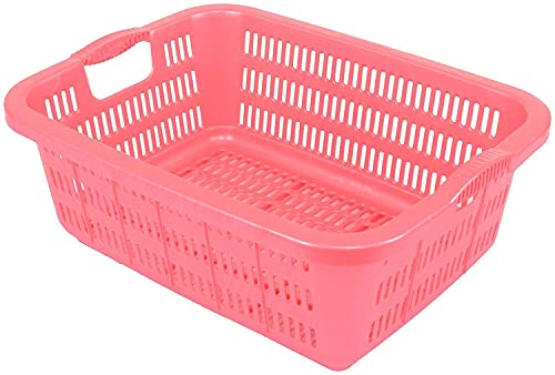 Image of Highway Multipurpose Unbreakable Plastic Vessel Basket, Medium Size