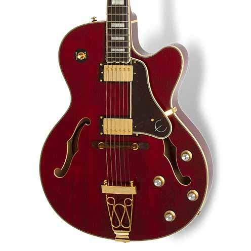 Epiphone Joe Pass Emperor-II PRO Guitare électrique Wine Red - Les Beatles, Paul McCartney, John Lennon, RIngo Starr, George Harrison Epiphone Joe Pass Emperor-II PRO Guitare électrique Wine Red – Image 3