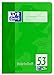 Produktbild Oxford 400115095 TOUCH A5 Vokabelheft 10er Pack Lineatur 53 mit 2 Spalten 32 Blatt 90 g/m² Optik Paper geheftet in grün