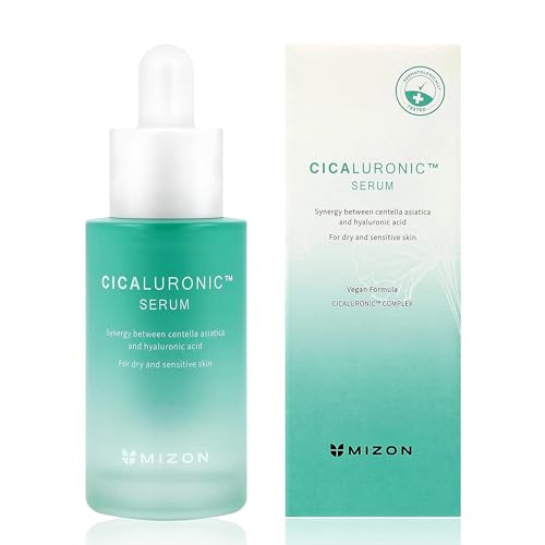 Mizon Serum Cicalurónico (30ml) Complejo de 8 Ácidos Hialurónicos y Centella Asiática para Hidratación Profunda y Nutrición Completa. Fórmula Vegana y natural (Cicaluronic Serum)