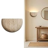 applique demi lune castorama Fabriquée en pierre naturelle (travertin jaune), chaque pièce présente des nuances et textures uniques. Contrairement aux appliques en métal ou en plastique, cette applique murale en pierre diffuse une lumière douce et organique, créant une atmosphère haut de gamme inspirée des hôtels et intérieurs. La pierre apporte également robustesse et durabilité.
