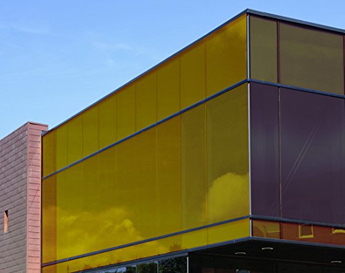 REFLECTIVE GOLD 20 FROM £6.99 - SOLAR MIRROR ONE WAY PRO WINDOW TINTING FILM - 152cm x 1m