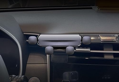 Support téléphone voiture Hyundai Tucson L 2021-2022 gris premium robuste