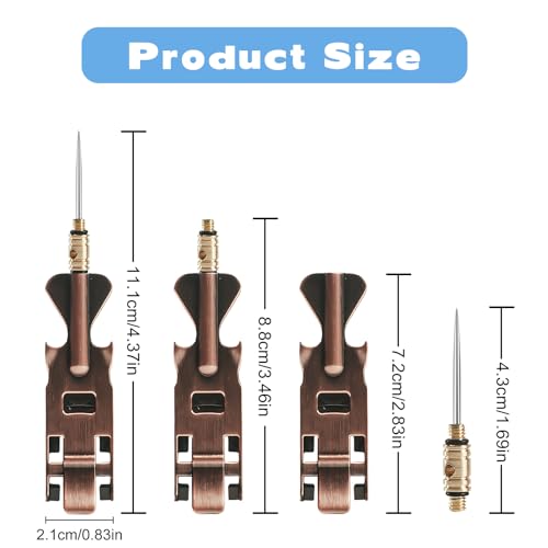 Image of Multi-Purpose Titanium Toothpicks, Portable Metal Toothpicks for Teeth, Reusable Stainless Steel Toothpick for Restaurant Travel Home and Outdoors.