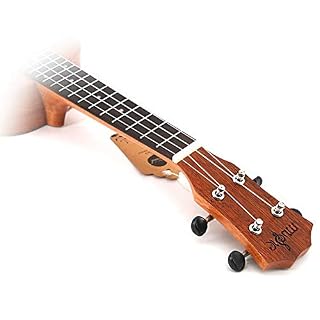 YUANDAN Ukulélé de concert en bois Sabilli de 53,3 cm à 4 cordes pour débutant – Image 2