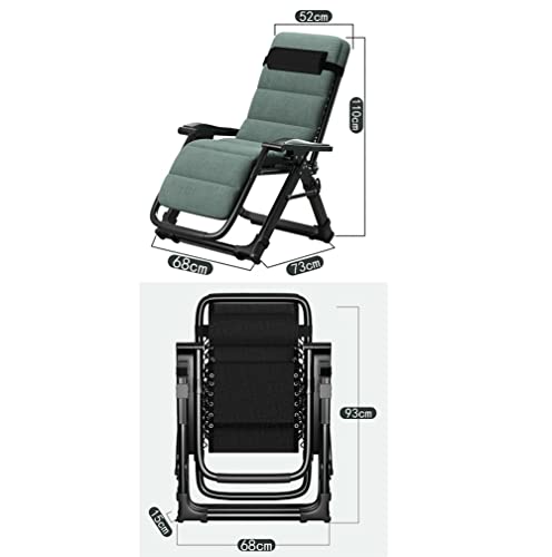 Chaise zero gravity contre le mal de dos fauteuil de relaxation pour jardin - 3