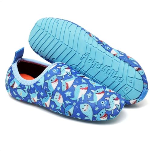 Sapatilha Aquática Infantis Antiderrapantes, Macias, para Praia, Piscina, Natação, Surf, Barco, Pesc