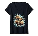 Photo Gallery donna personalizza i tuoi animali bootleg capybara maglietta con collo a v Photo Gallery donna personalizza i tuoi animali bootleg capybara maglietta con collo a v