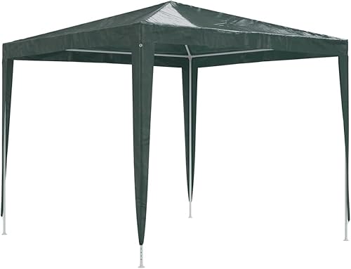 Miniatura 23 de vidaXL - Tienda de campaña blanca para exteriores, toldo UV y resistente al agua, marco de hierro resistente, fácil de montar, 6.6 x 6.6 x 7.9 pies