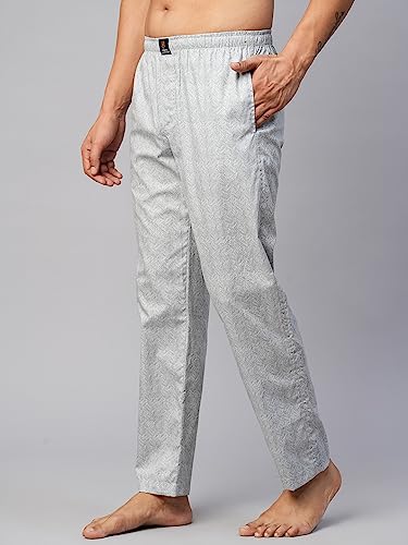 Image of Urban Scottish Men's Lounge Pants 100% Cotton Men's Lounge Night Pant Comfortable Leisure-Wear Lower with an Elastic Waist-Band and Regular Fit Track Pants, Machine Washable Stay at Home