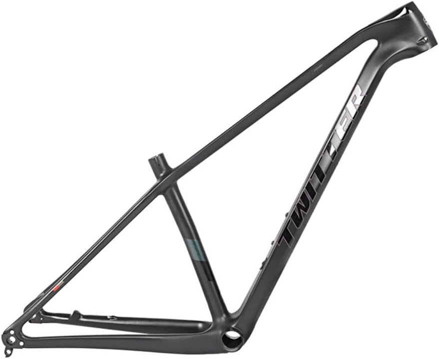 TUJISEK Mountain Bikes Frame Carbon Fiber 15''/17''/19'' Mountain Bikes Frame Thru Axle 12 * 148mm Boost Disc Brake XC Frame Internal Routing for 27.5 29er Wheels