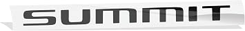 2021-2026 Jeep Grand Cherokee L Summit Liftgate Emblem Overlay Stickers | Sticker Color Flat Black