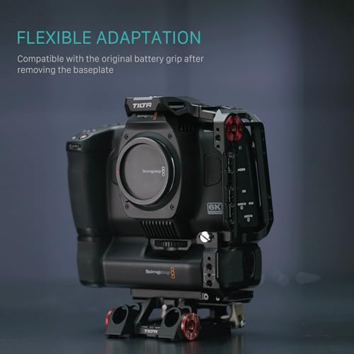 Cage BMCC 6K Tilta avec support SSD et plaque de base 15mm TA-T64-A-B