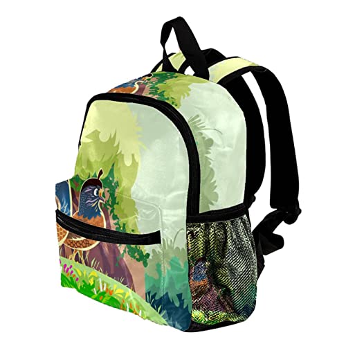 Sac à dos pour filles et garçons petit format multicolore 30,5 cm