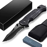 rettungsmesser feuerwehr mit gravur 【Breites Anwendungsspektrum】- Unsere Klappmesser eignen sich für den Innen- und Außenbereich und können zum Schneiden von Lebensmitteln in der Küche verwendet werden. Es kann auch für eine Vielzahl von Outdoor-Aktivitäten verwendet werden. Campingmesser, Bergsteigermesser, Fischermesser und Survival Messer sind ebenfalls notwendige Werkzeuge für Wanderfreunde. Sehr gut geeignet für Profis und Reiseliebhaber.