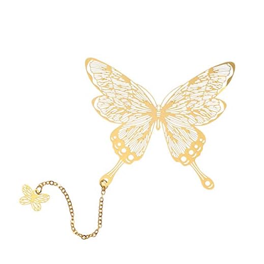 Metal Hollow Bookmark Leaf Bookmark Papelería Creativa Accesorios de Bellas Artes