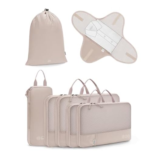 7 Set Compression Packing Cubes
