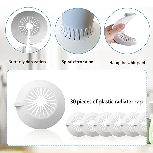 DBALL 30 Pezzi Rosette per Termosifoni Rosetta