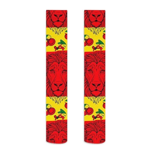 Elastic Thigh High Socks Compression For Teens Party Holiday Decoration4