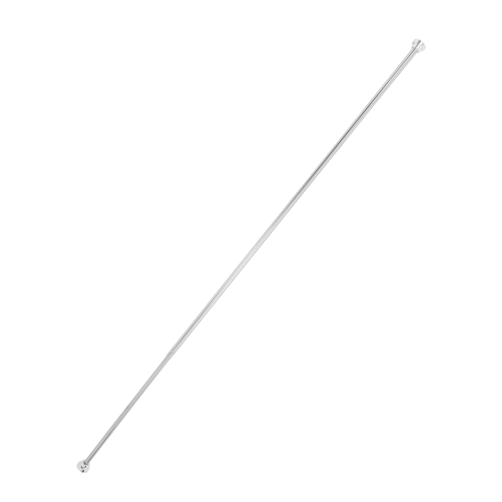 Tringle à Rideau de Bain Télescopique Réglable en Acier Inoxydable | Perçage, Longueur 155 à 260cm, Argenté, pour Bain et Rangement Domestique