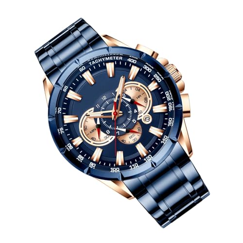Montre chronographe homme avec boîtier alliage 4,8cm et style chic business