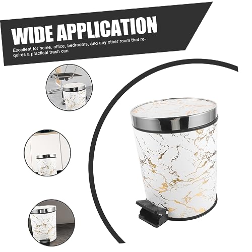 Caneca de Pedal OUNONA 8L para Cocina y Oficina miniatura 2