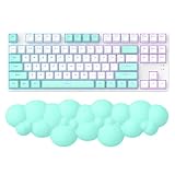 MANBASNAKE Keyboard Cloud Wrist Rest,PU High Density Memory Foam with Non-Slip Base for Typing Pain
