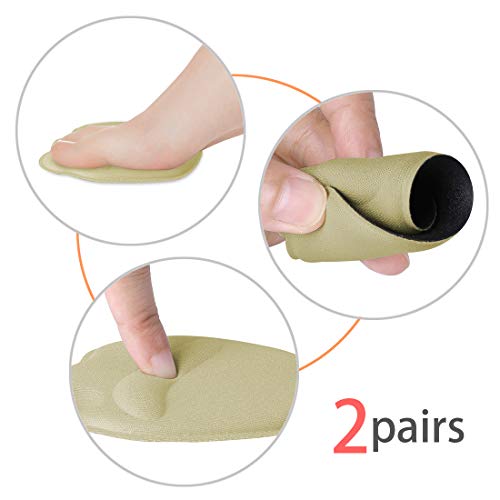 uxcell Plantillas delanteras para tacones mujer 2 pares miniatura 2