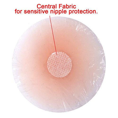 3 Pairs Silicone Nipple Covers Breast Petals Invisible Adhesive Bra Pad Pasties (Round Shape (1 pairs/pack)) - Thumbnail 4