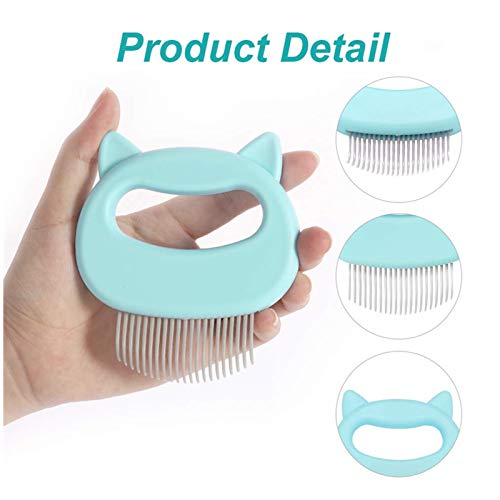 image for Luckgy 3 Pcs Cat Dog Comb Pet Hair Grooming Massage Comb, Cat Dog Hair