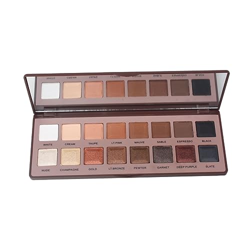 FRCOLOR Paleta de Sombras de Ojos Tierra de Colores Acabado Mate para Maquillaje