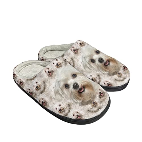 Xoenoiee Warm Slippers for Men Women Soft Fuzzy Slippers Slip-On Indoor Outdoor Nonslip Plush House Shoes2