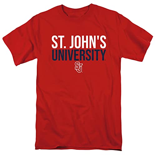 St. Johns University Official Stacked Unisex Adult T Shirt St. Johns University X-Large