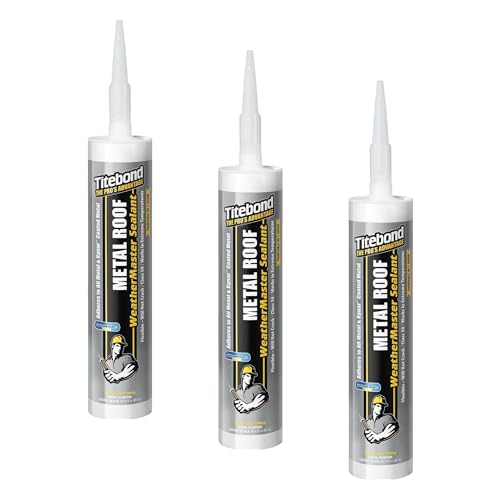 Image of Titebond WeatherMaster Metal Roof Sealant 61191 Brown 9.5 Oz. (Pack of 3)