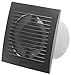 Plata Ø 100mm Ventilador Extractor de Aire y Humedad para Baño