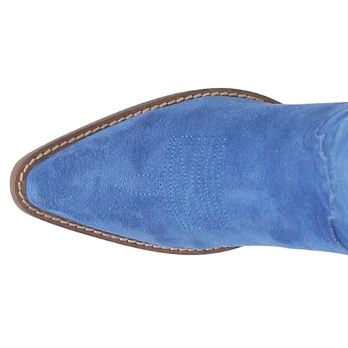 Image of Dingo Womens Out West Embroidered Snip Toe Casual Boots Mid Calf Mid Heel 2-3 inch