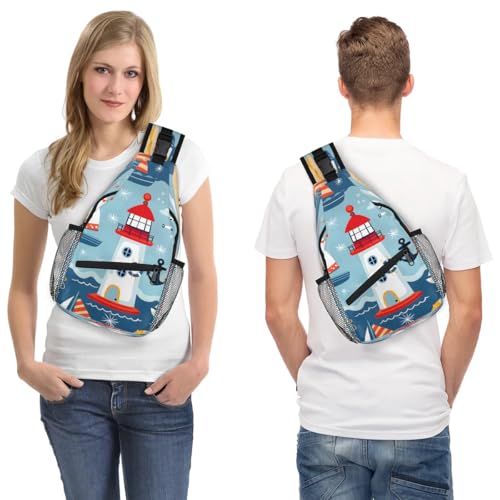 Mochila tipo sling unisex para senderismo y viajes miniatura 7