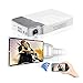 Produktbild JFZCBXD Projektor-Heimprojektor Compact Taschenformat Projektor Kleines Mini WiFi drahtloses 3D Cinema bewegliches HD 1080P Smart-Ohne Screen Tv