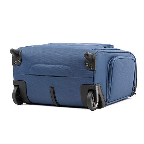 Travelpro Tourlite Softside Lightweight Rolling Underseat Compact Carry-On Upright 2 Wheel Bag, Men And Women, Blue, 15-Inch #TOP3