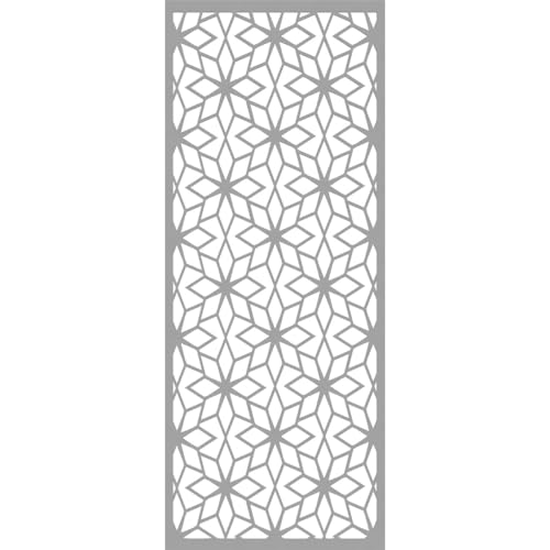 Image of 19 3 /8 inchW x 49 3 /8 inchH x 3 /8 inchT Lake Decorative Fretwork Wall Panels in Architectural Grade PVC